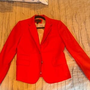 J. Crew Vibrant Red Women's Blazer